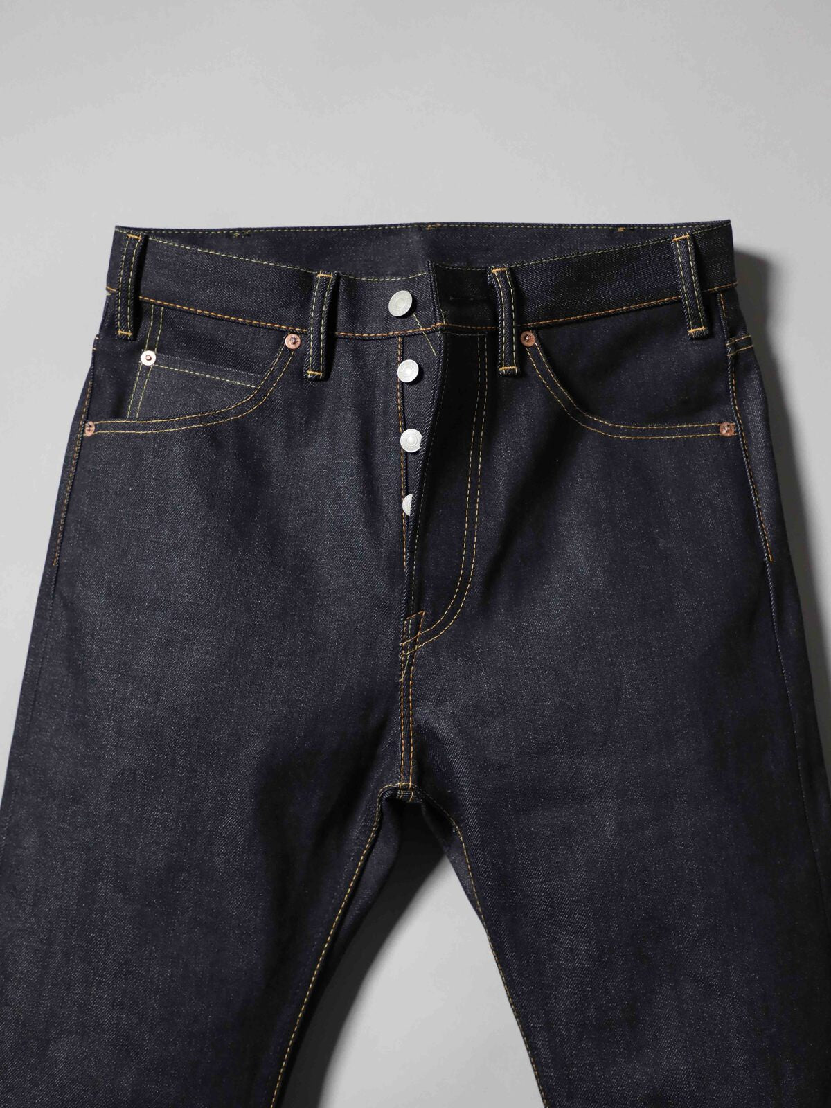 B-1969-XX-F-004 岡山産セルビッチデニム フレアジーンズ リジッド  FLARE SELVEDGE DENIM RIGID