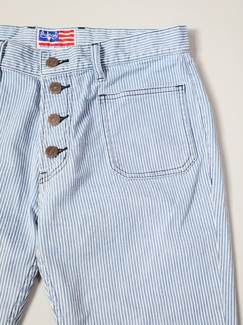 BOBSON | ボブソン | 岡山デニム | ストレッチジーンズ | ヒッコリーデニム | ブリーチカラー