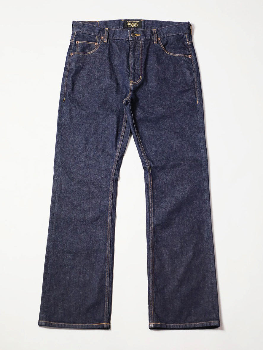 BOBSON | ボブソン | 岡山デニム | ストレッチジーンズ | ジーンズコーデ | メンズコーデ | シューカット | ワンウォッシュ