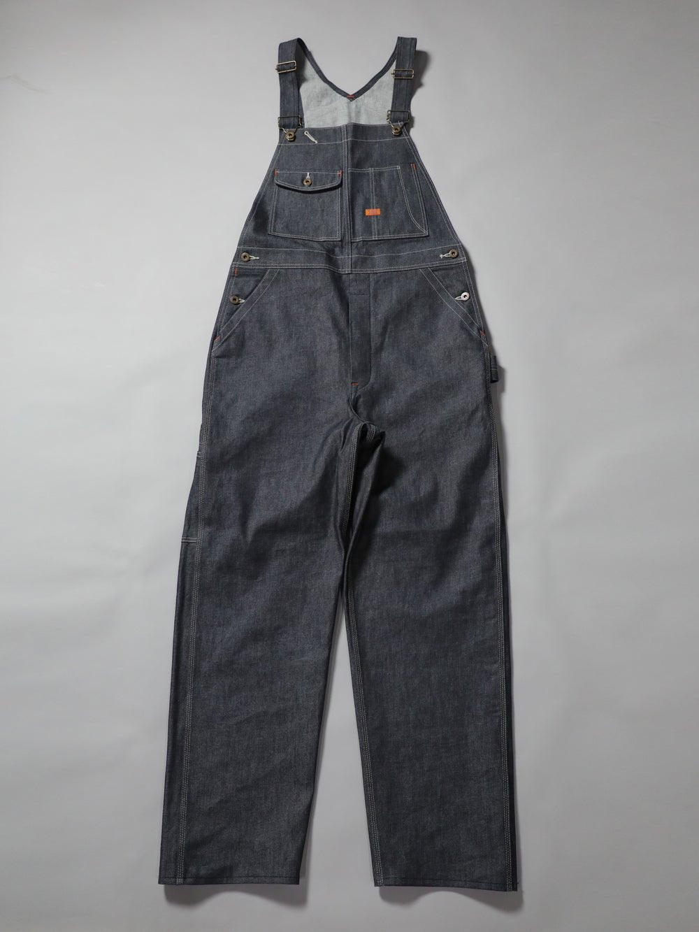 B-1969-XX-O 【岡山産 セルビッチデニム】オーバーオール リジッド