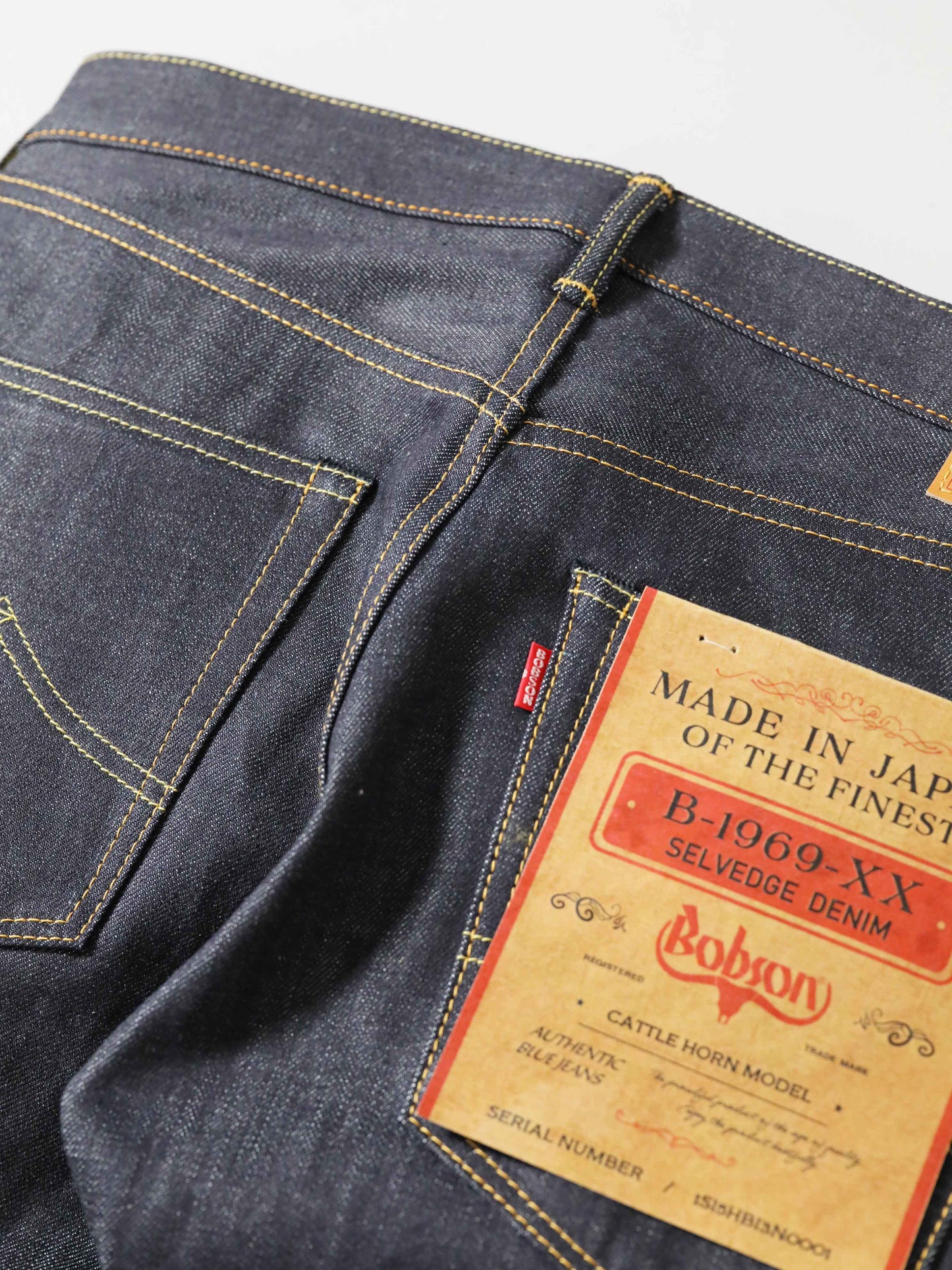 BOBSON | ボブソン | B1969XX | 岡山産セルビッチデニム | SELVEDGEDENIM | クラシック | japanjeans | インディゴ | ストレートジーンズ