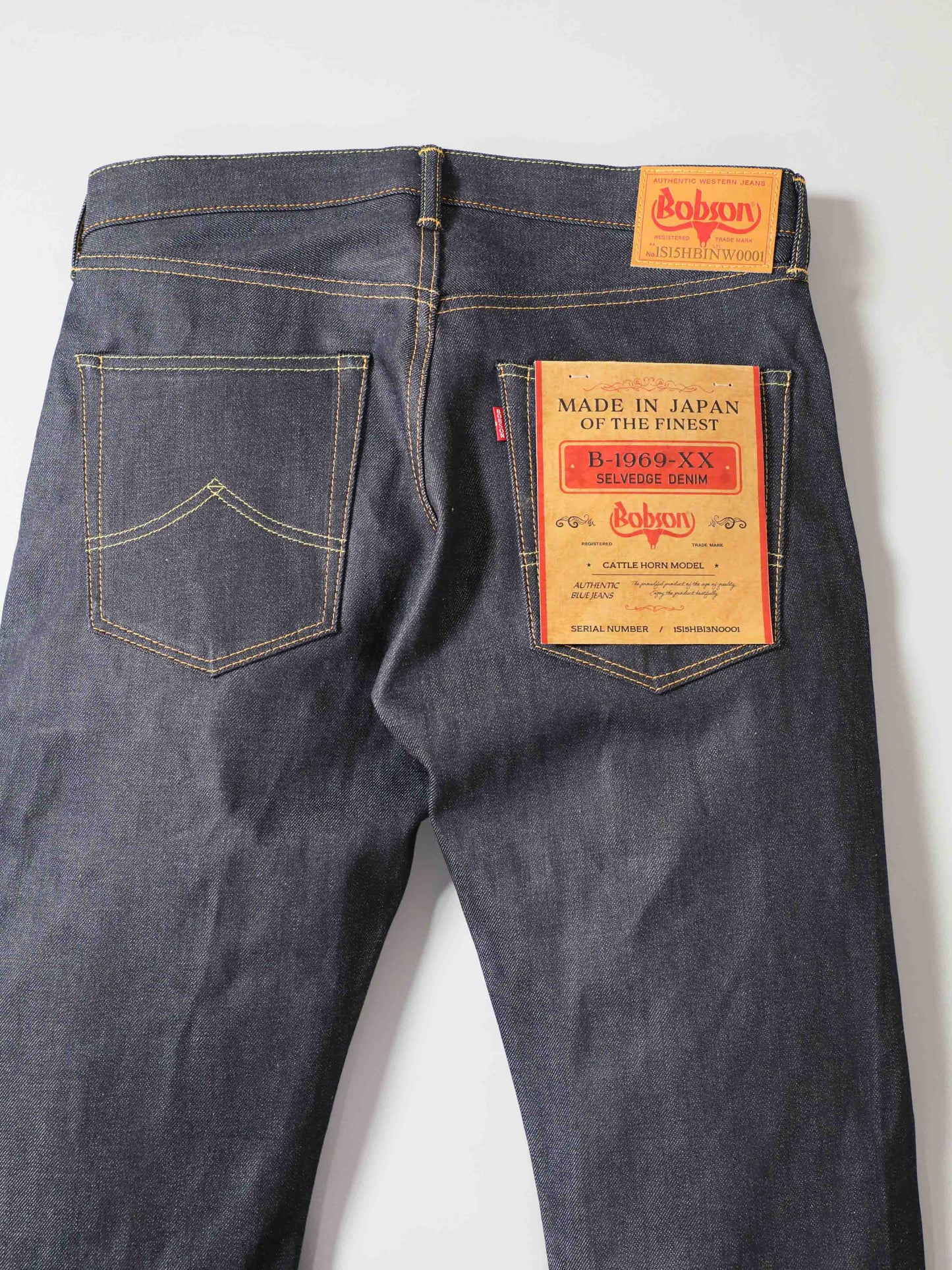BOBSON | ボブソン | B1969XX | 岡山産セルビッチデニム | SELVEDGEDENIM | クラシック | japanjeans | インディゴ | ストレートジーンズ