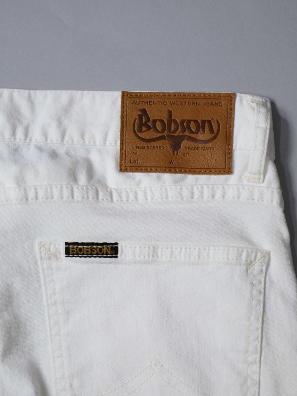 BOBSON | ボブソン | 岡山デニム | ホワイトデニム | 白パン | 抗菌超撥水