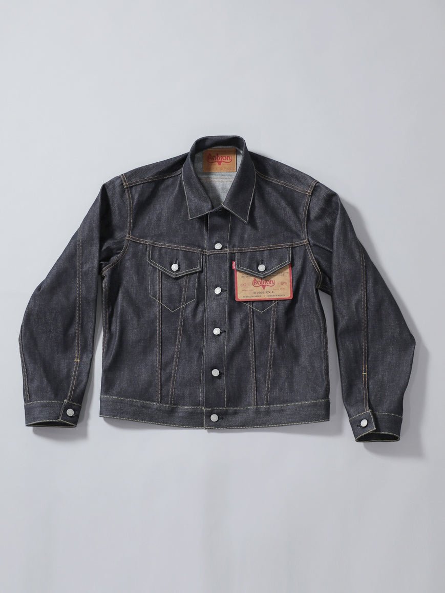 B-1969-XX-G　【岡山産セルビッチ】デニムジャケット Gジャン Type 3 Selvedge Denim Jacket