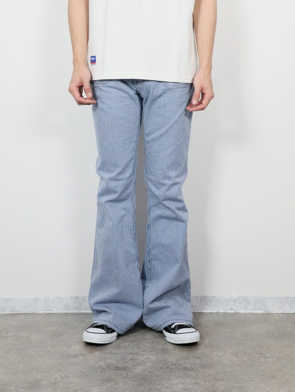 BOBSON | ボブソン | 岡山デニム | ストレッチジーンズ | ヒッコリーデニム | ブリーチカラー