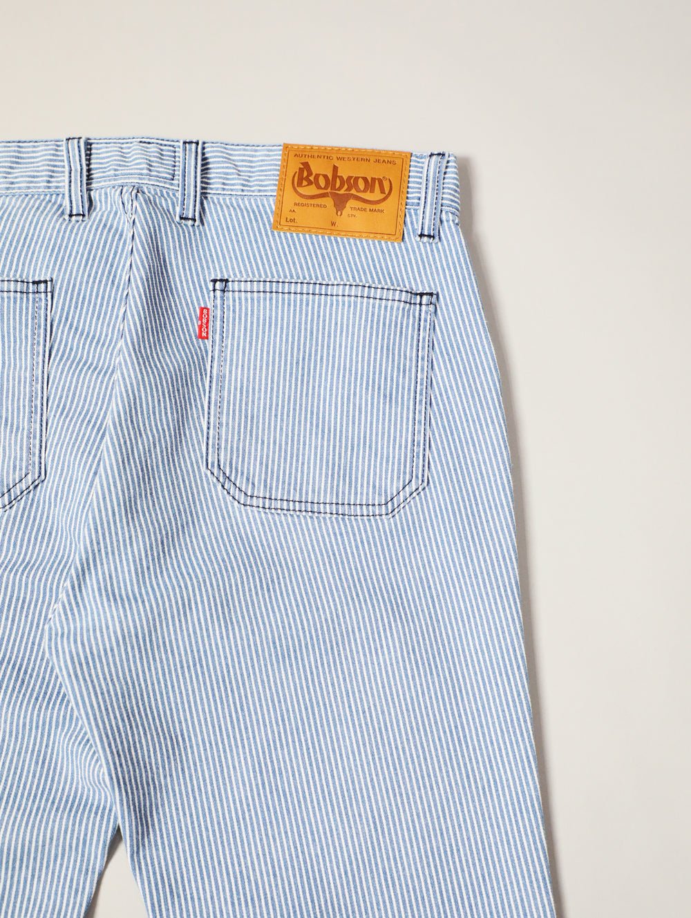 BOBSON | ボブソン | 岡山デニム | ストレッチジーンズ | ヒッコリーデニム | ブリーチカラー