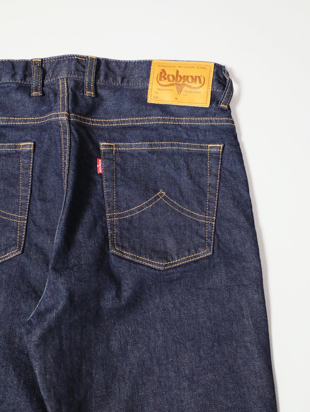 BOBSON | ボブソン | 岡山デニム | ストレッチジーンズ | ジーンズコーデ | メンズコーデ | シューカット | ワンウォッシュ