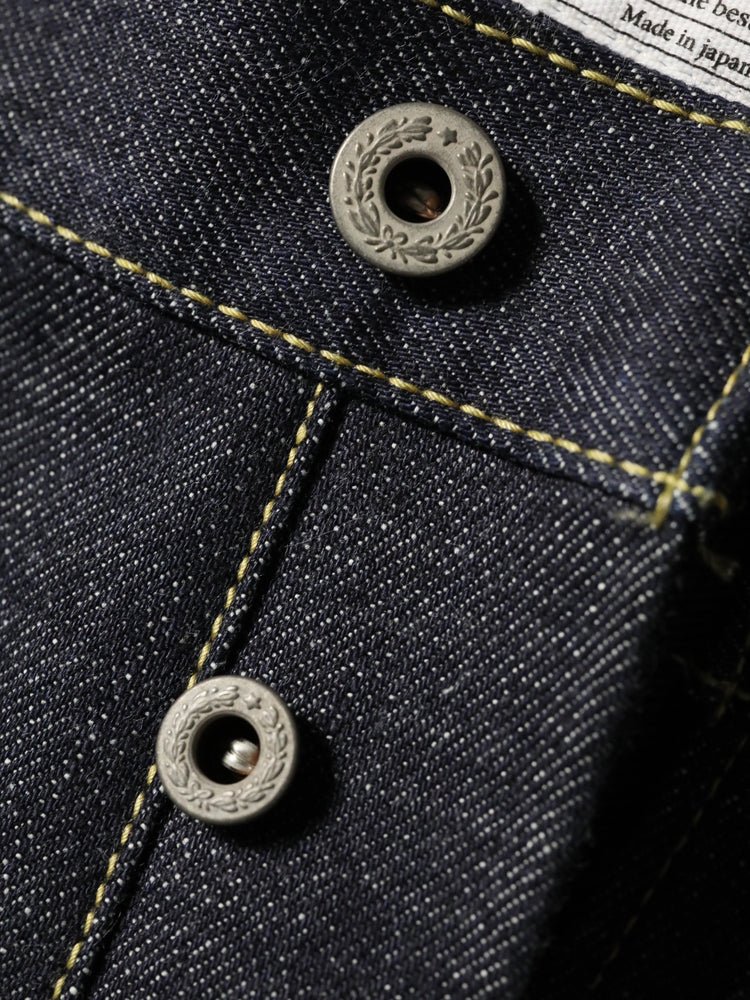 B-1969-XX-RR2011-004 岡山産セルビッチデニム シンチバックジーンズ リジット CINCH BUCKLE SELVEDGE DENIM RIGID