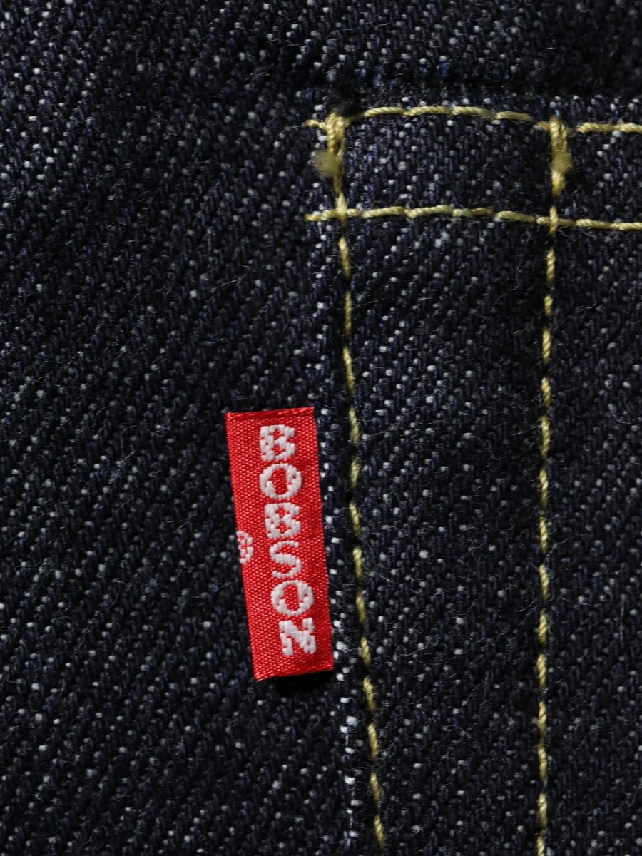 B-1969-XX-RR2011-004 岡山産セルビッチデニム シンチバックジーンズ リジット CINCH BUCKLE SELVEDGE DENIM RIGID