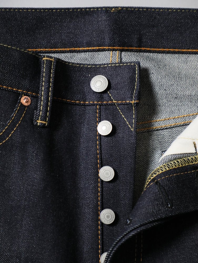 B-1969-XX-F-004 岡山産セルビッチデニム フレアジーンズ リジッド  FLARE SELVEDGE DENIM RIGID