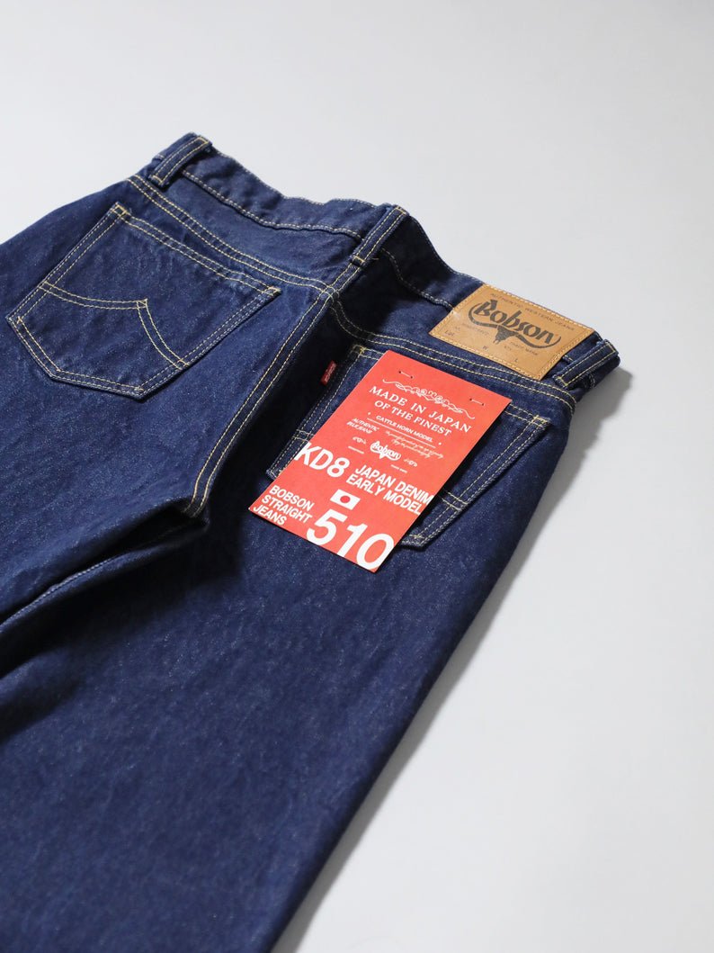 BOBSON | ボブソン | 510 | KD8 | ストレートジーンズ | Straight Denim | ワンウオッシュ | 14ozデニム