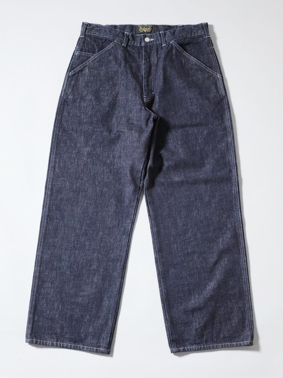 13.5oz クランチデニムワイドパンツ メンズ – BOBSON JEANS