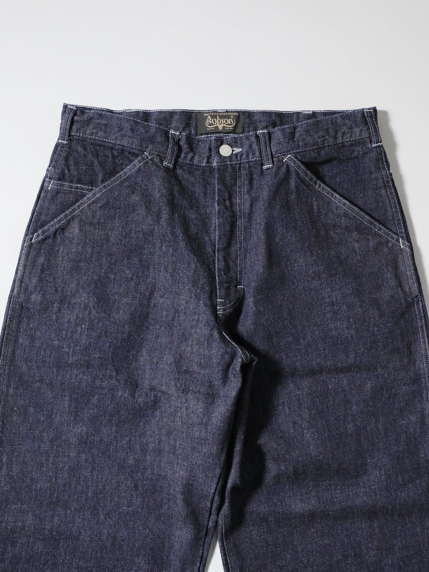 BOBSON | ボブソン | 13.5oz | クランチデニム | ワイドパンツ | メンズ | 太めジーンズ