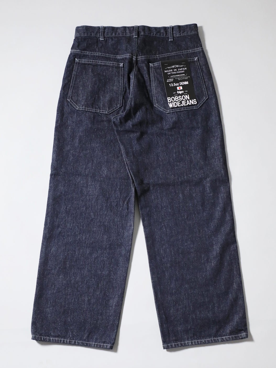 BOBSON | ボブソン | 13.5oz | クランチデニム | ワイドパンツ | メンズ | 太めジーンズ