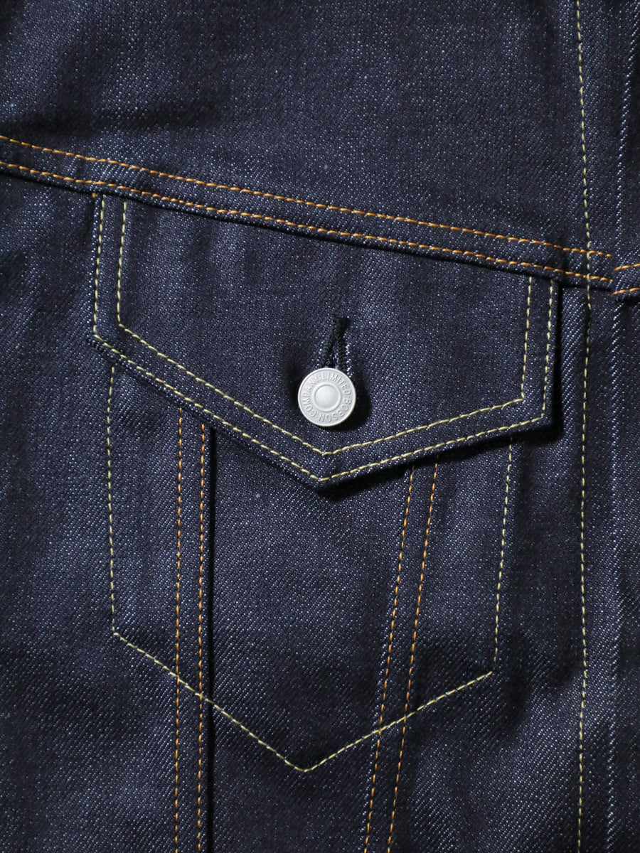 BOBSON | ボブソン | 岡山デニム | セルビッチデニムジャケット | Gジャン | リジッド