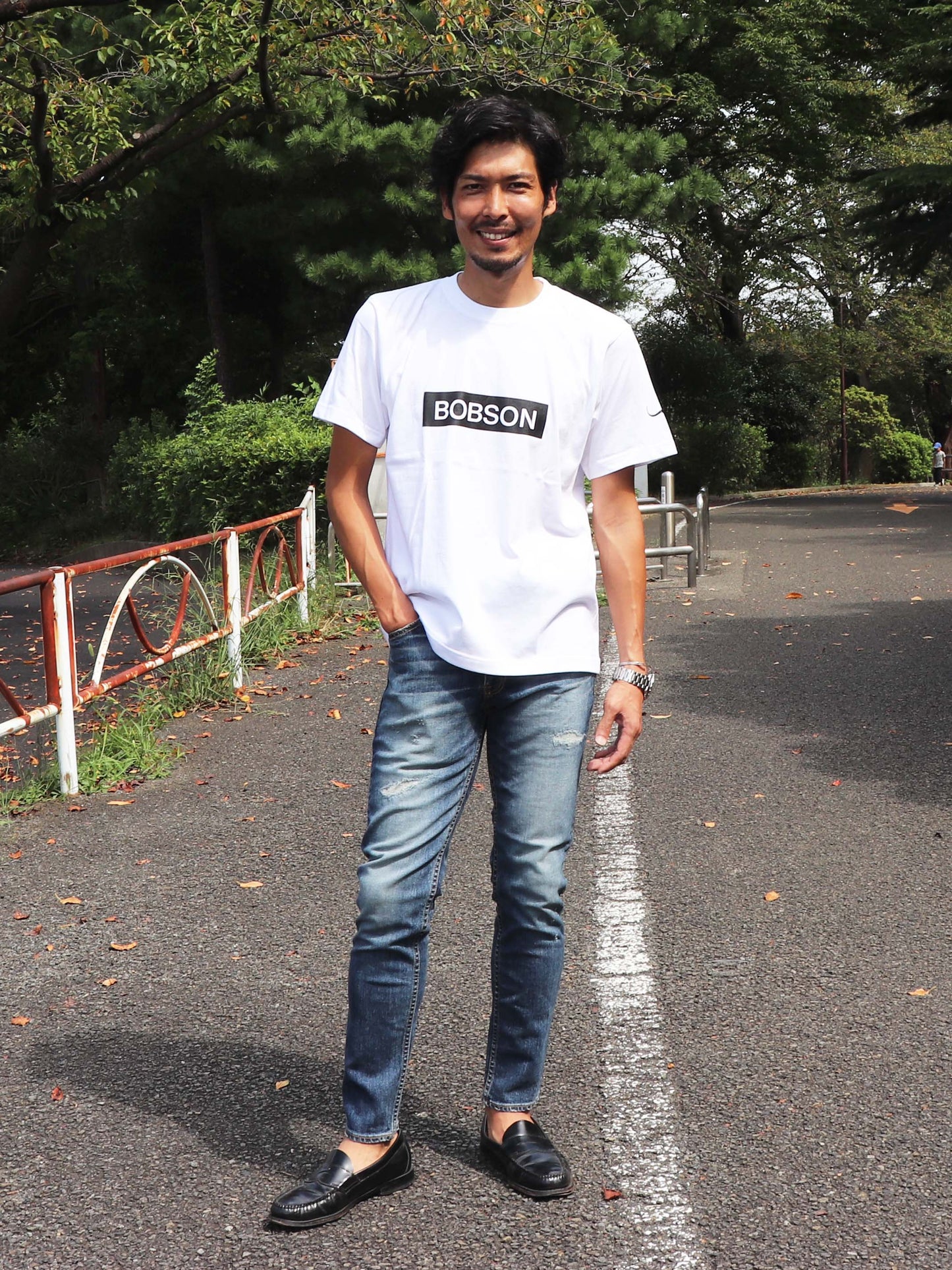 BOBSON | ボブソン | 岡山デニム | ストレッチジーンズ | ジーンズコーデ | カラーバリエーション | ベーシック | リベット | 高品質 | ビンテージ加工 | テーパード