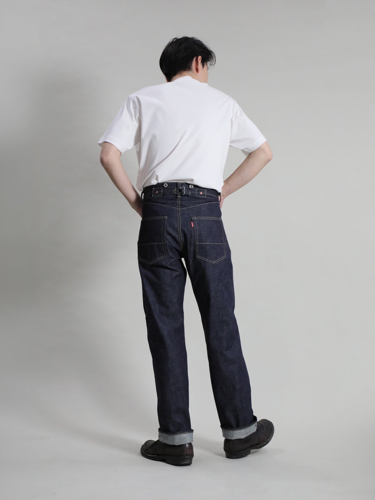 B-1969-XX-RR2011-004 【岡山産 セルビッチデニム】シンチバックジーンズ リジット CINCH BUCKLE SELVEDGE DENIM RIGID