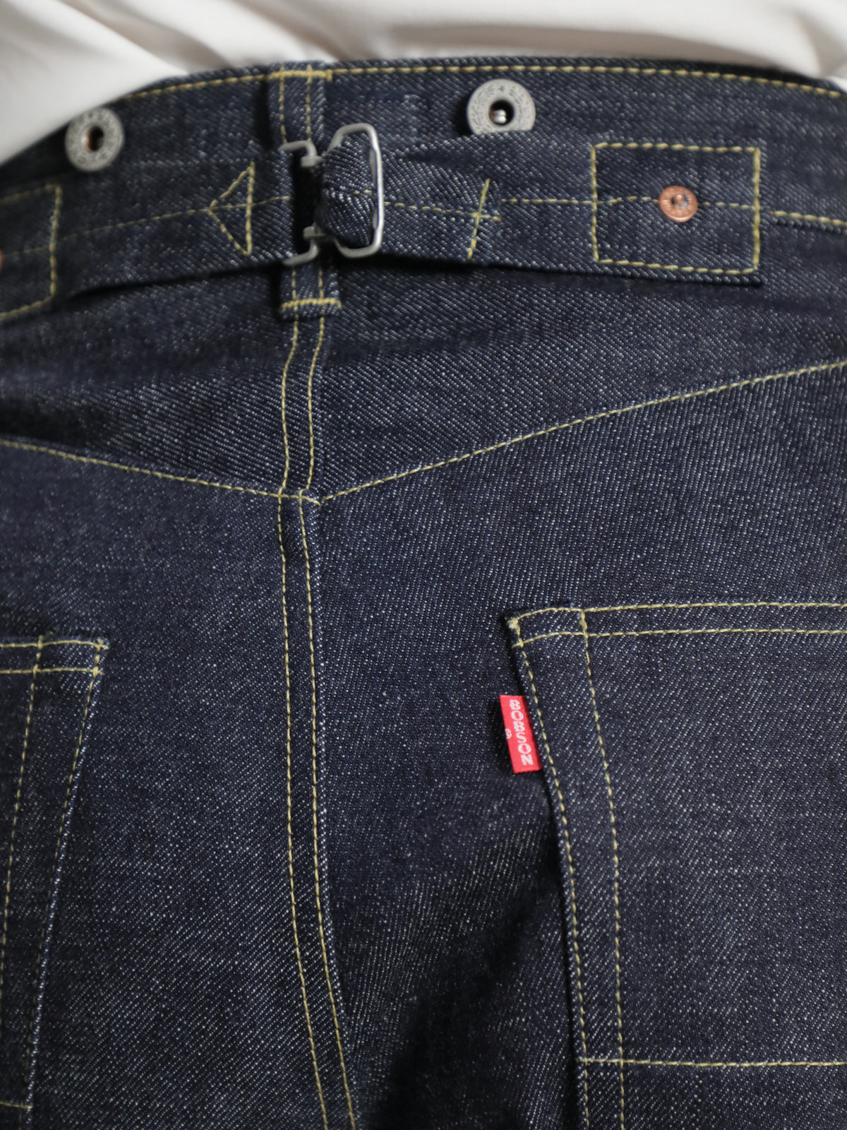 B-1969-XX-RR2011-004 【岡山産 セルビッチデニム】シンチバックジーンズ リジット CINCH BUCKLE SELVEDGE DENIM RIGID