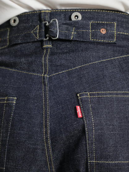 B-1969-XX-RR2011-004 【岡山産 セルビッチデニム】シンチバックジーンズ リジット CINCH BUCKLE SELVEDGE DENIM RIGID