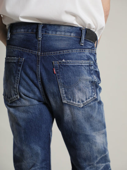 B-1969-XX-F-970 【岡山産 セルビッチデニム】ベルボトム  ユーズド加工  BELL-BOTTOM SELVEDGE DENIM USED WASH