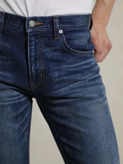 ベルボトムジーンズ　ユーズドカラー/ユニセックス　12.5oz