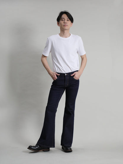 ベルボトムジーンズ　ワンウォッシュカラー/ユニセックス　12.5oz