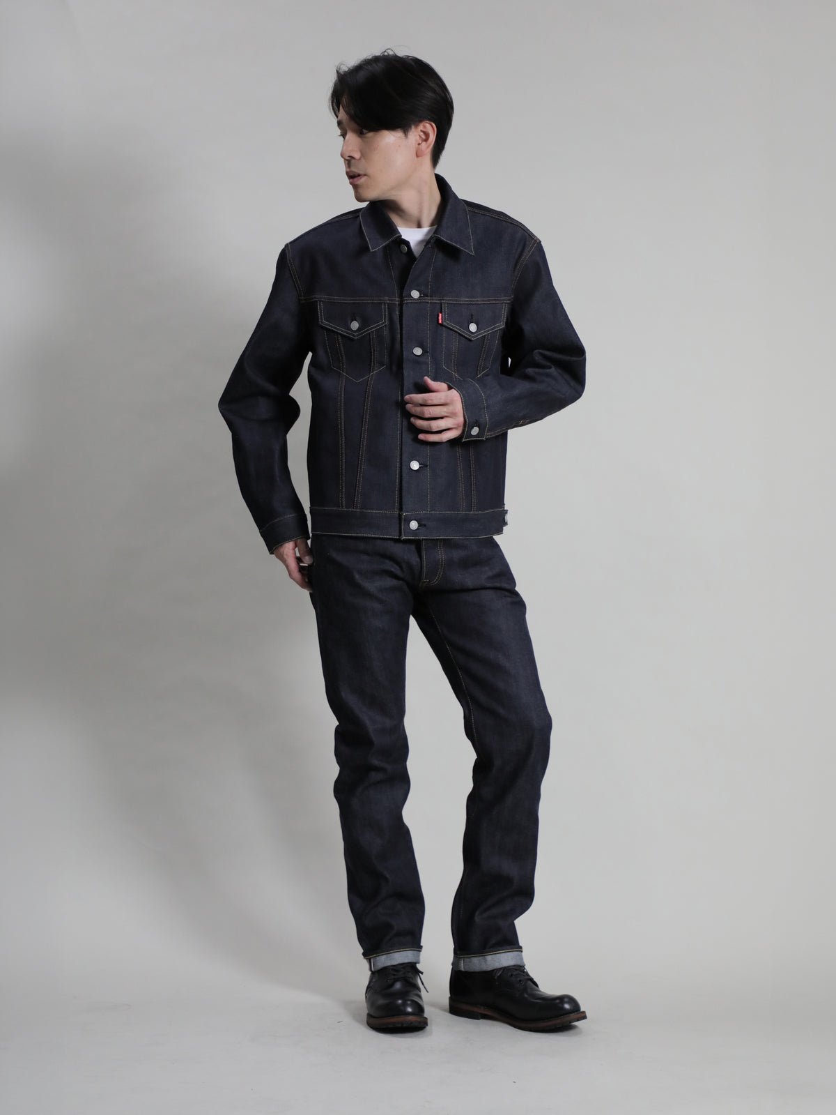 B-1969-XX-J　【岡山産 セルビッチデニム】 ジーンズ　Straight Selvedge Denim