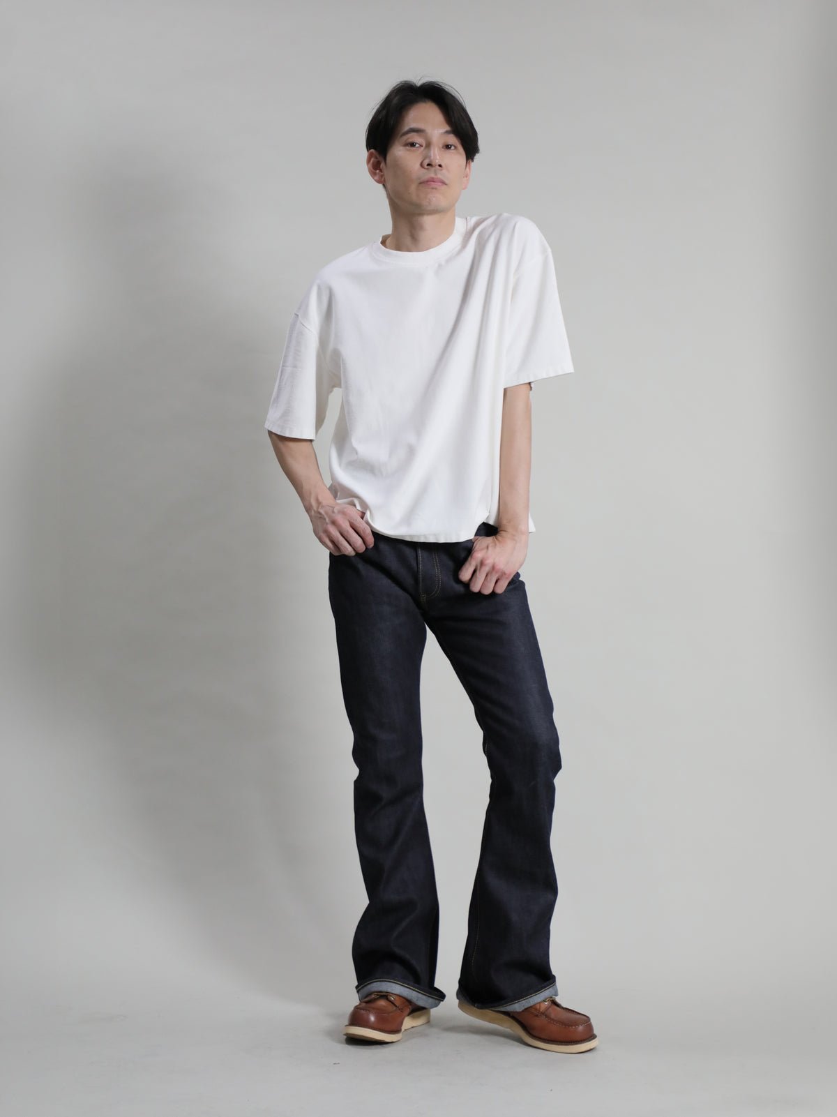 B-1969-XX-F-004 【岡山産 セルビッチデニム】ベルボトム リジッド