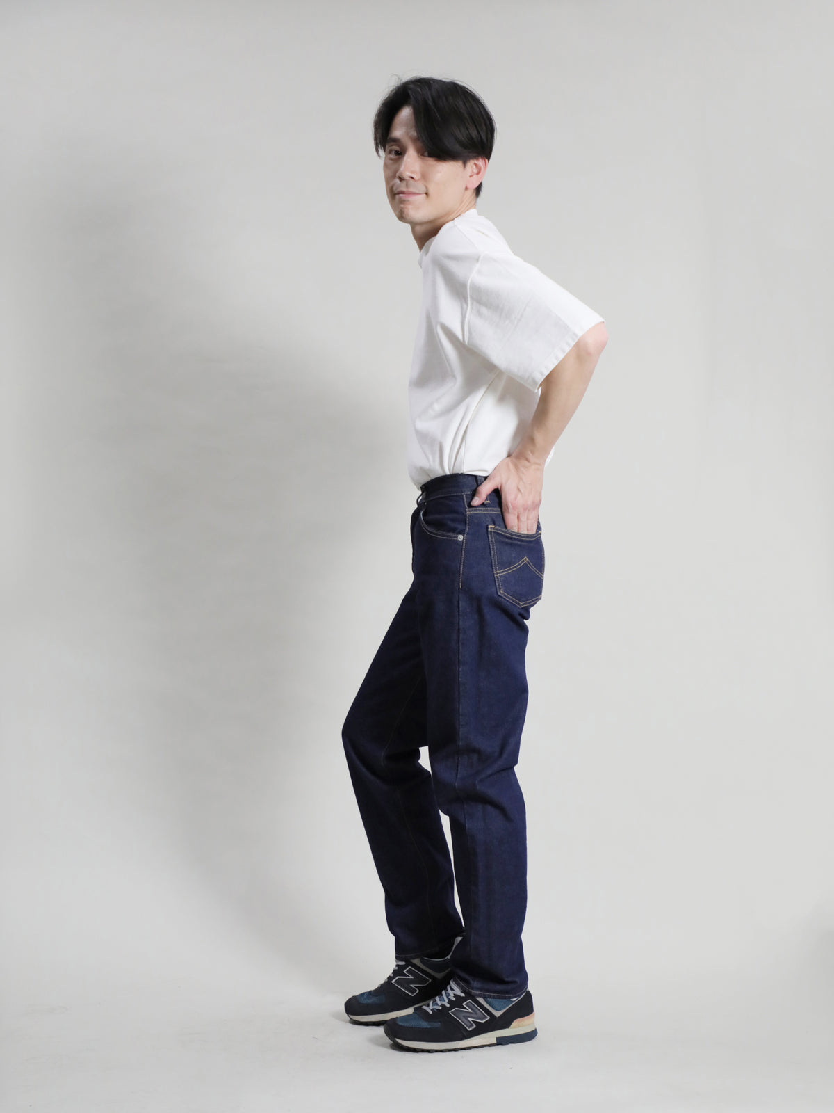 KD8ストレートジーンズ 510復刻 ワンウオッシュ 14oz – BOBSON JEANS
