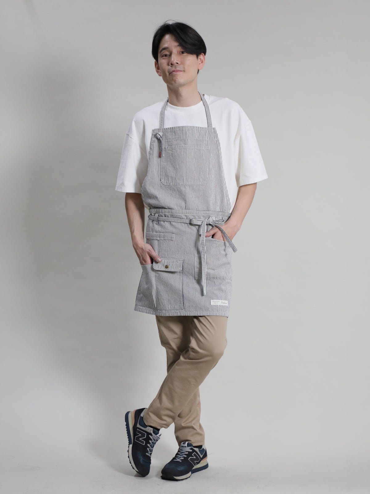 エプロン ヒッコリー レア✨DENIM＆DUNGAREE オーバーオール 0 The