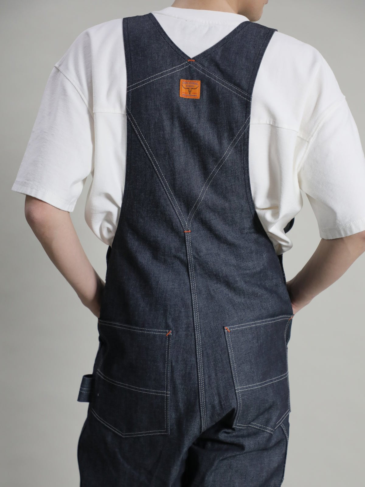 B-1969-XX-O 【岡山産 セルビッチデニム】オーバーオール リジッド SELVEDGE DENIM  OVERALLS