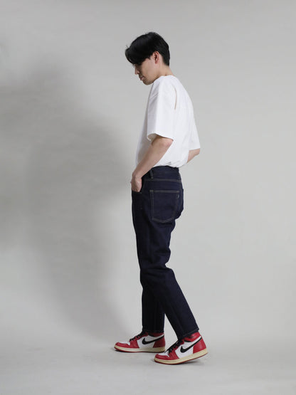 ワイドフィットテーパードジーンズ　ワンウォッシュカラー/ユニセックス  12.5oz