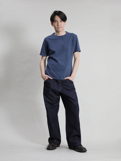プレミアムジーンズ　ワイドパンツ メンズ　13.5oz
