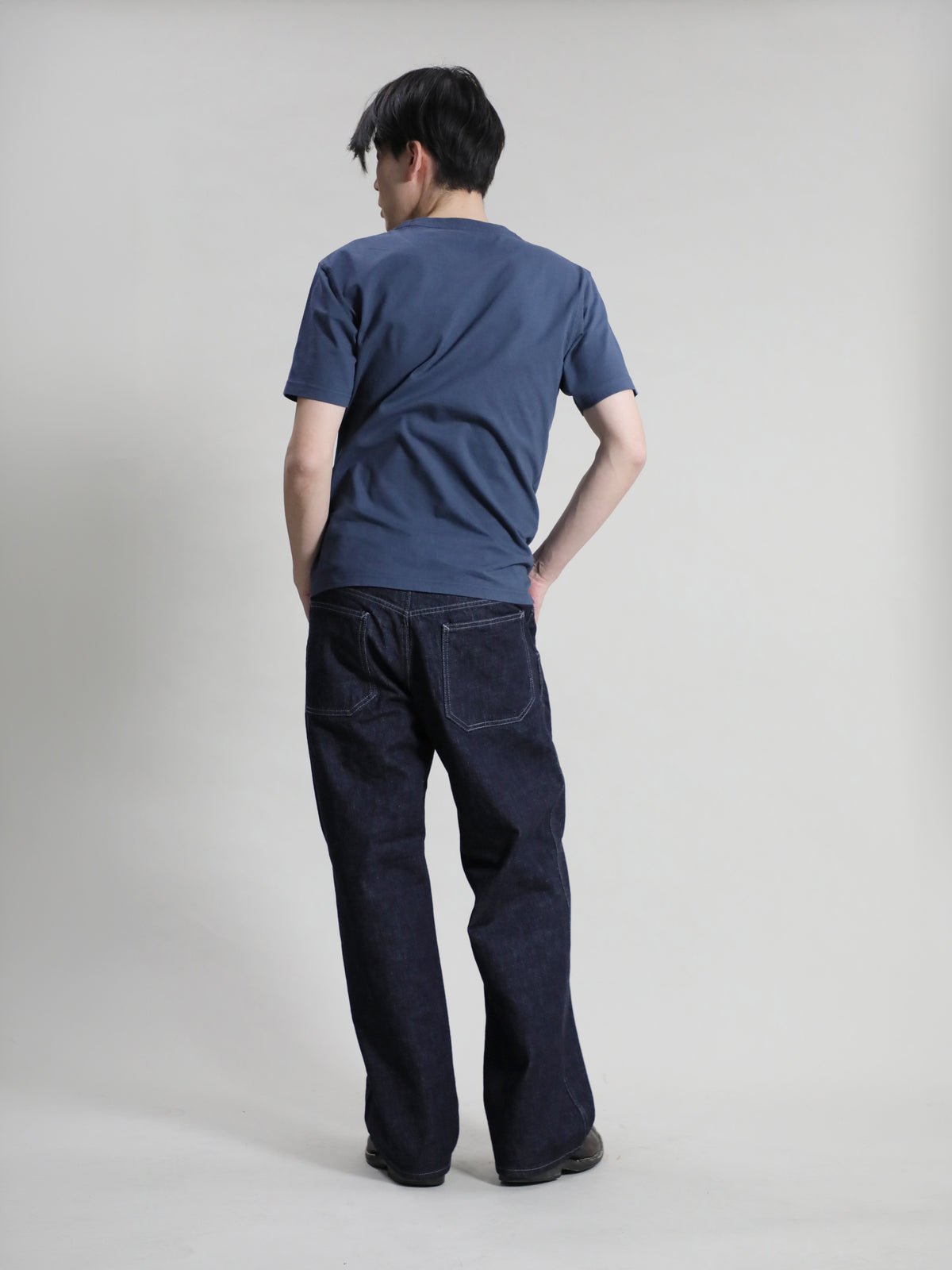 プレミアムジーンズ ワイドパンツ メンズ 13.5oz – BOBSON JEANS