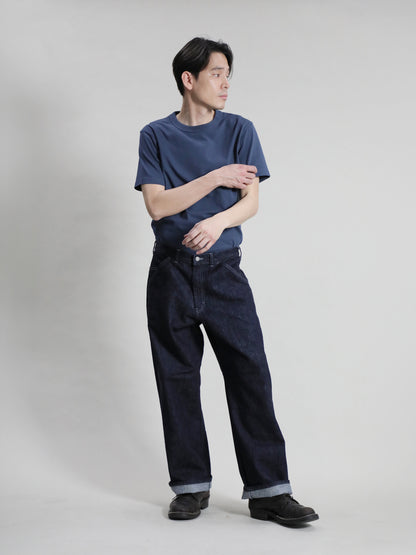 プレミアムジーンズ　ワイドパンツ メンズ　13.5oz