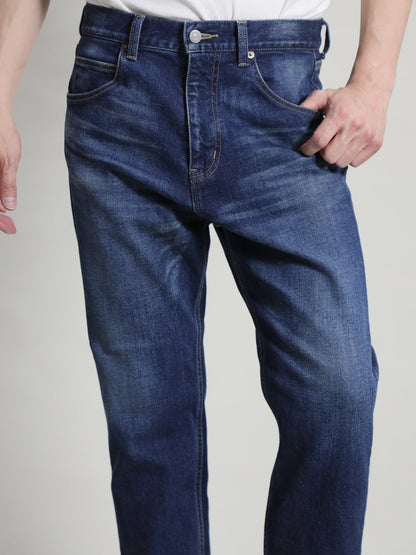 ワイドフィットテーパードジーンズ　インディゴカラー/ユニセックス　12.5oz