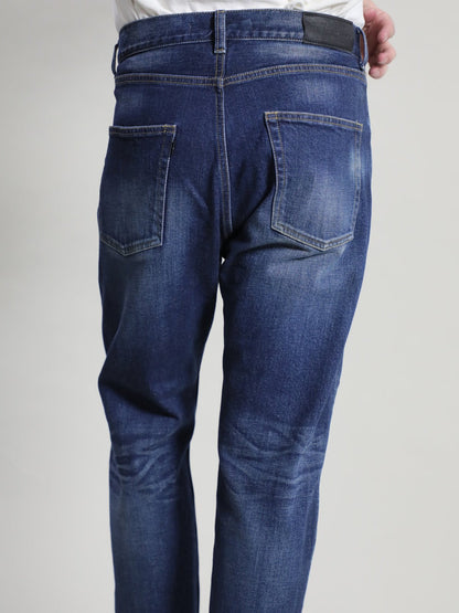ワイドフィットテーパードジーンズ　インディゴカラー/ユニセックス　12.5oz
