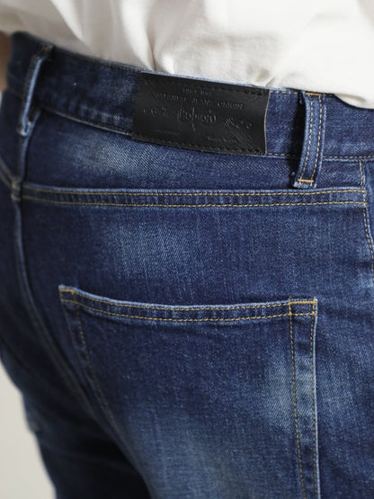 ワイドフィットテーパードジーンズ　インディゴカラー/ユニセックス　12.5oz