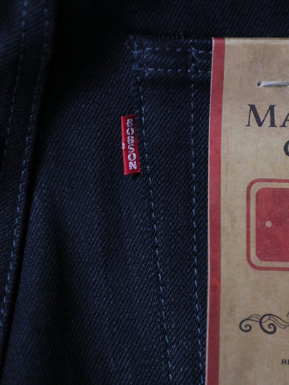 B-1969-XX-J-BK　【岡山産 縦横ブラックブラックセルビッチデニム】 ジーンズ　Straight Black Selvedge Denim