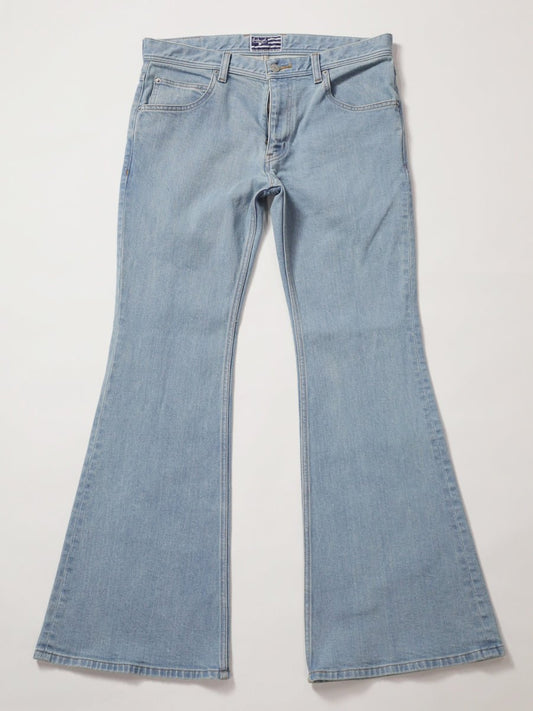 ベルボトムジーンズ　レトロハイブリーチカラー/ユニセックス　12.5oz