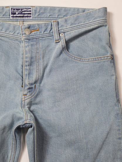 ベルボトムジーンズ　レトロハイブリーチカラー/ユニセックス　12.5oz