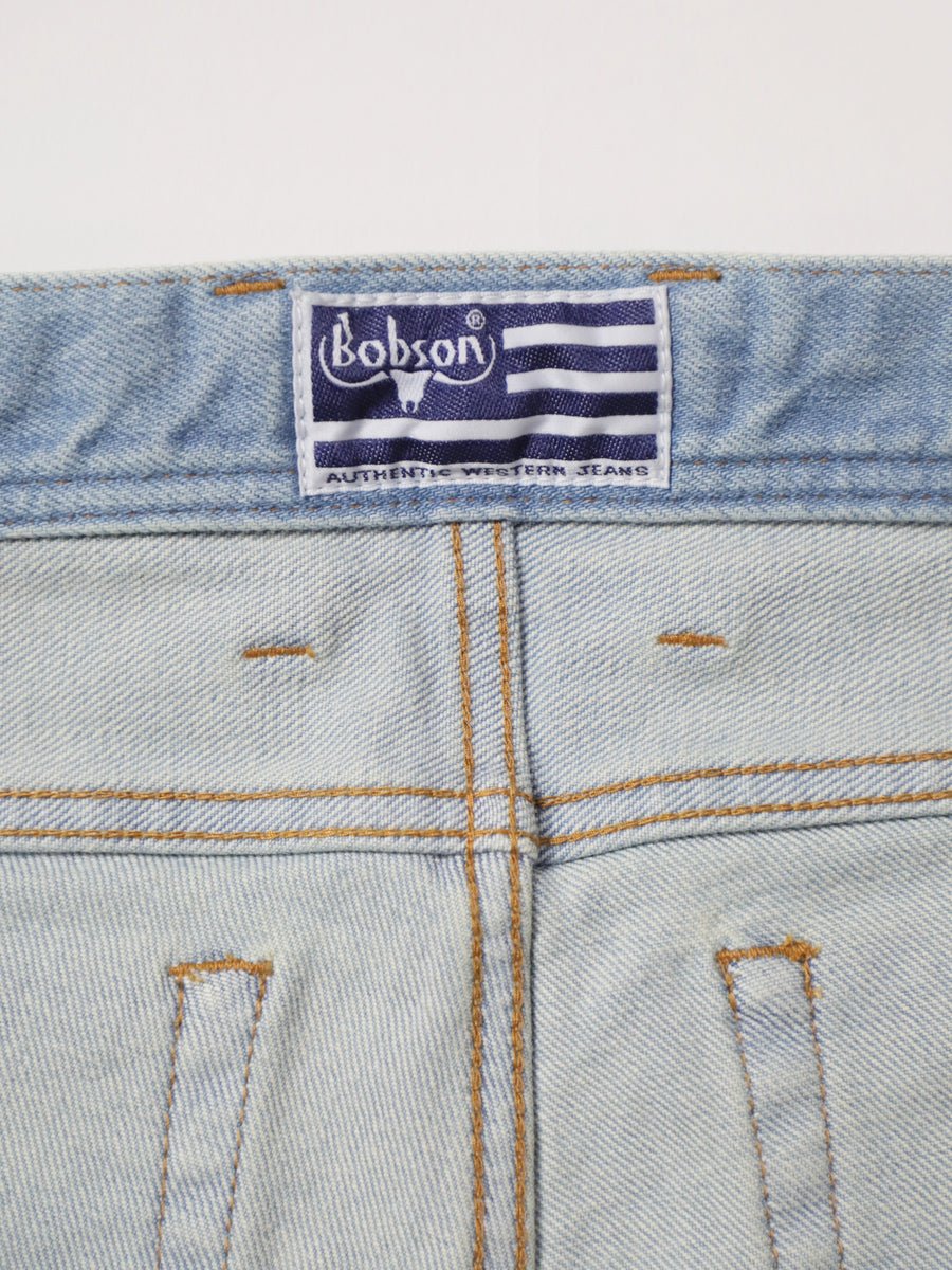 ベルボトムジーンズ　レトロハイブリーチカラー/ユニセックス　12.5oz