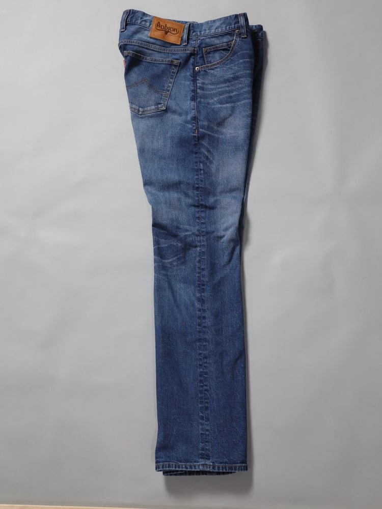 シューカットジーンズ　ユーズドカラー