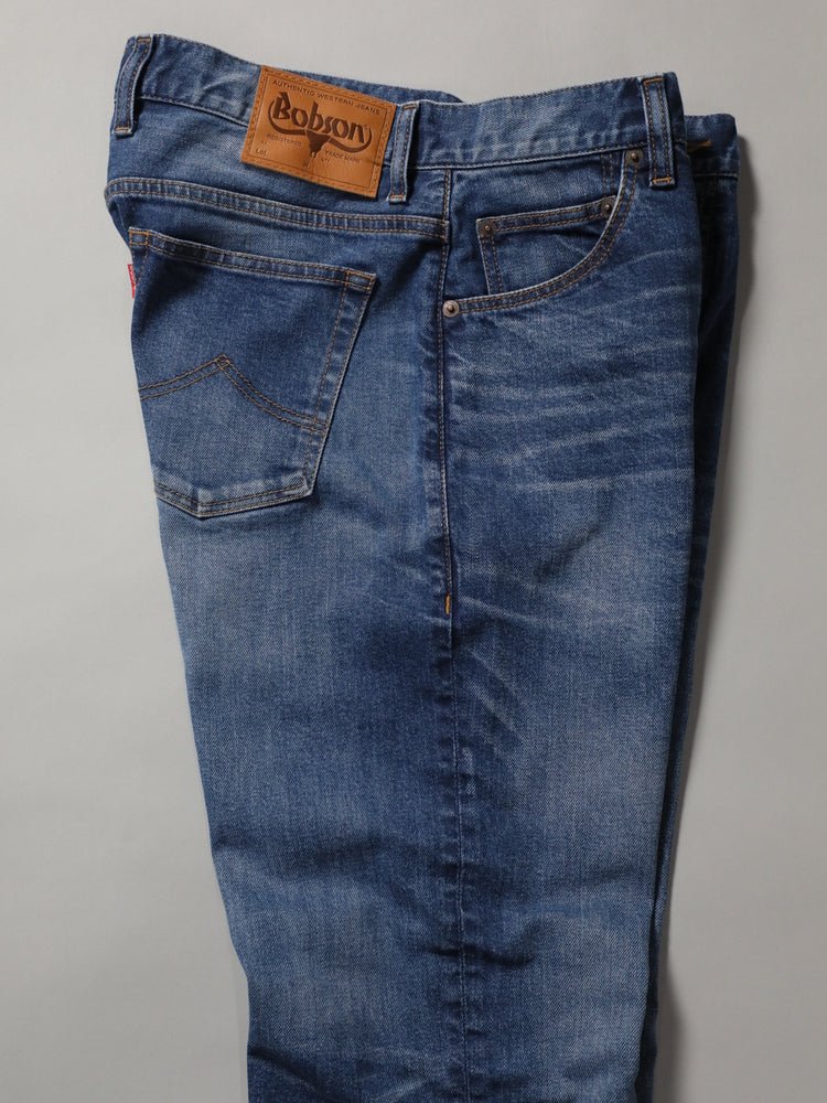 シューカットジーンズ　ユーズドカラー