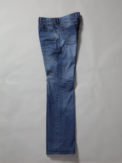 シューカットジーンズ　ユーズドカラー