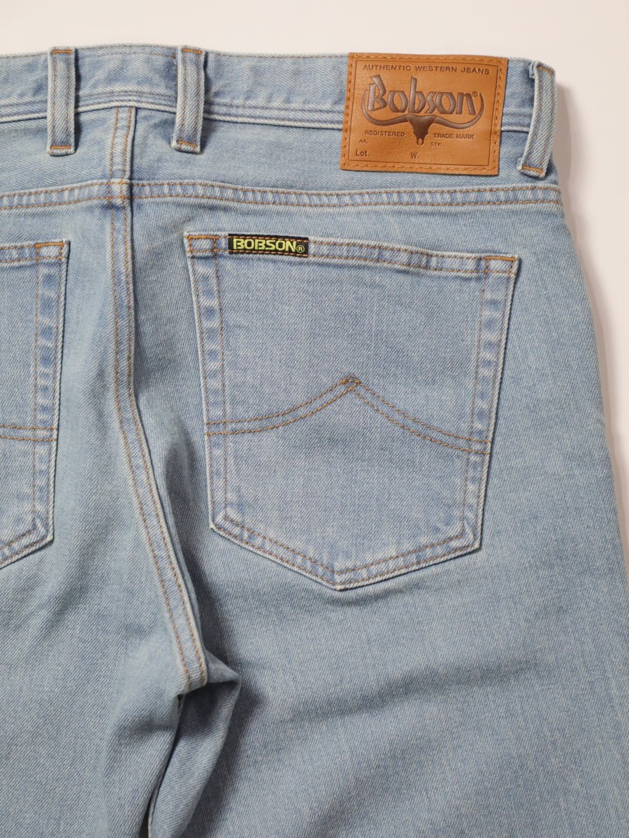 ベルボトムジーンズ　レトロハイブリーチカラー/ユニセックス　12.5oz