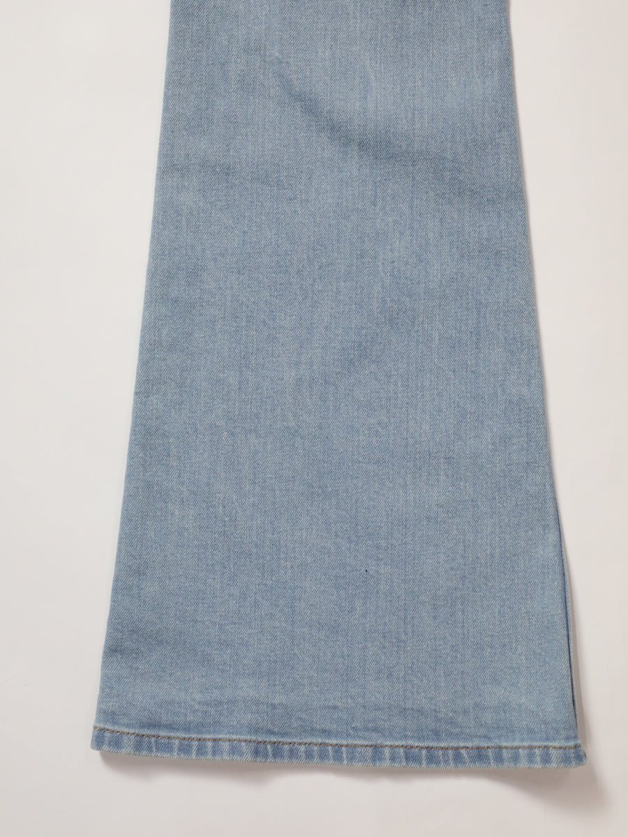 ベルボトムジーンズ　レトロハイブリーチカラー/ユニセックス　12.5oz