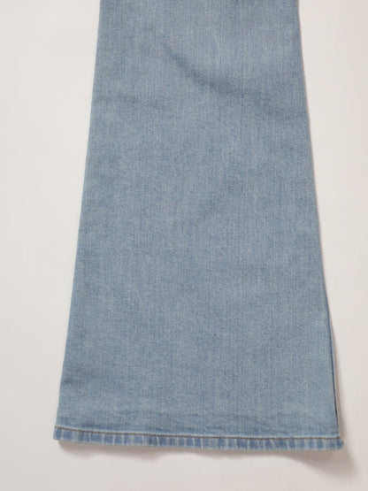 ベルボトムジーンズ　レトロハイブリーチカラー/ユニセックス　12.5oz