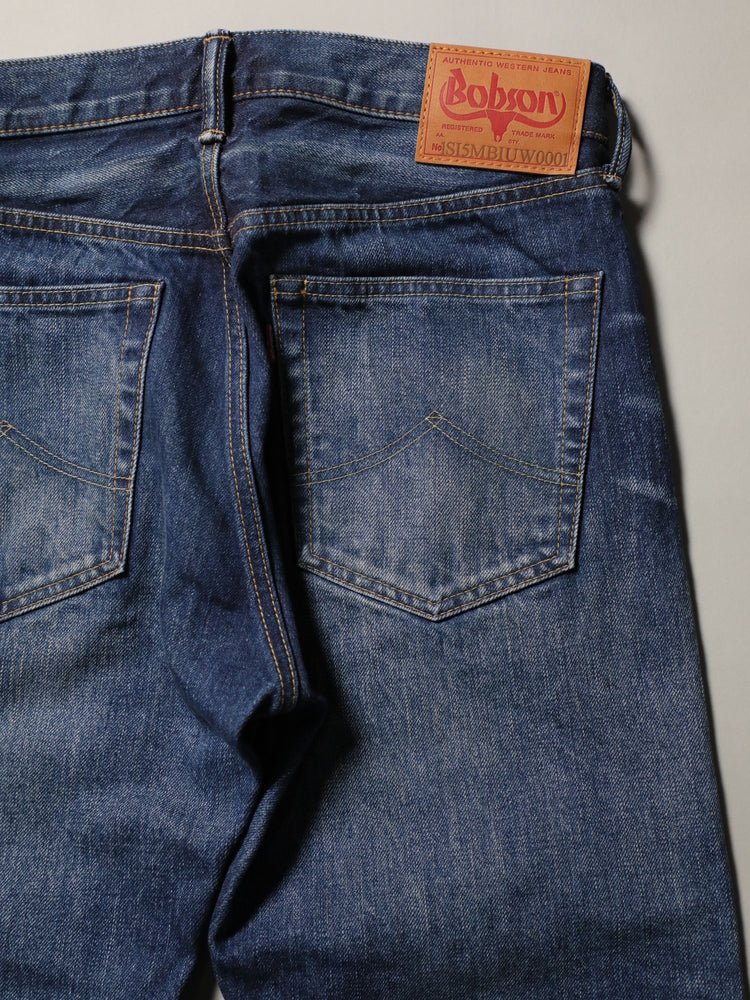 B-1969-XX-J-970　【岡山産 セルビッチデニム】ジーンズ ユーズドウオッシュ　Straight Selvedge Denim  usedwash