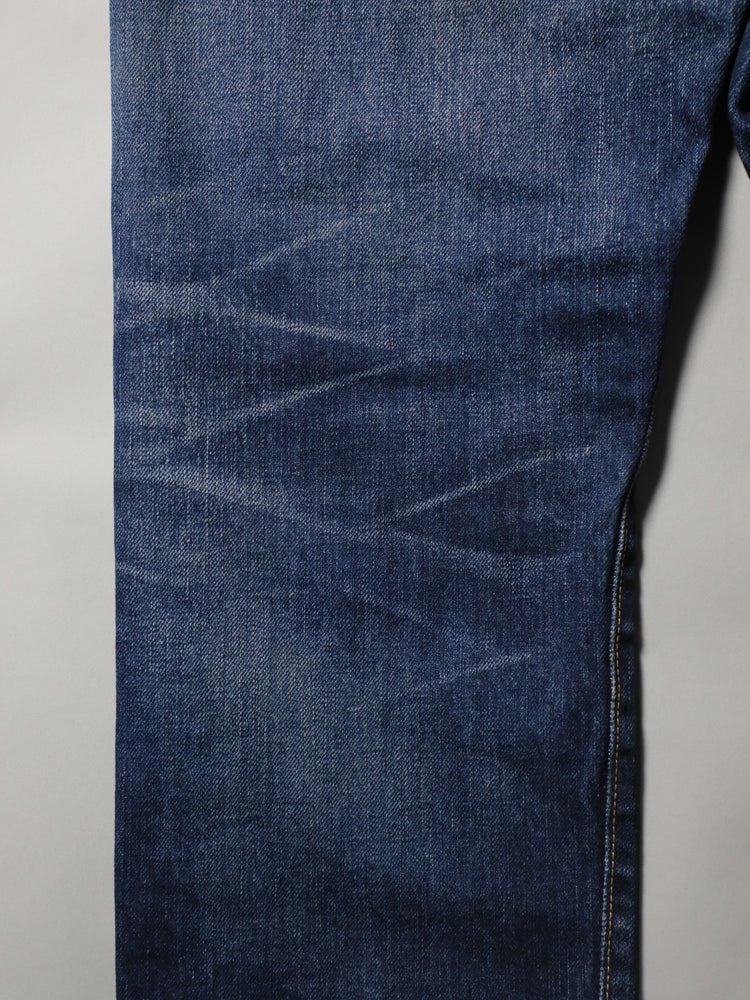 B-1969-XX-J-970　【岡山産 セルビッチデニム】ジーンズ ユーズドウオッシュ　Straight Selvedge Denim  usedwash